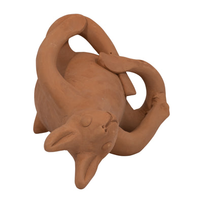 TERRACOTTA, 9" OM YOGA BUNNY, NATURAL