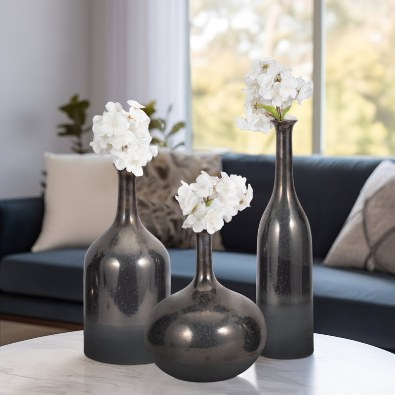 S/3 12/15/18" Padmini Ceramic Vases