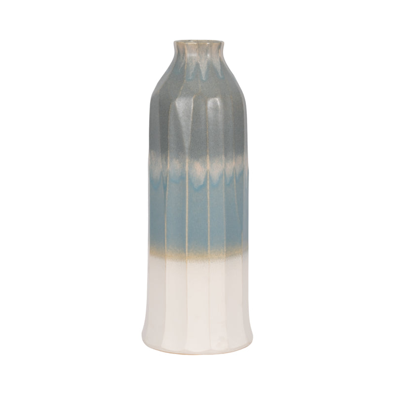 20" Estella Large Blue Vase