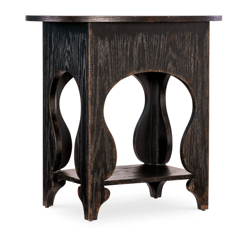 Americana One-Drawer Oval Nightstand