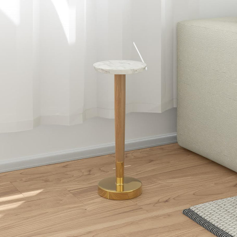 Warm Marble  Accent Table