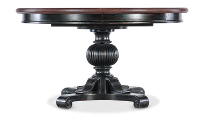 Charleston Round Pedestal Dining Table with 1-20in Leaf