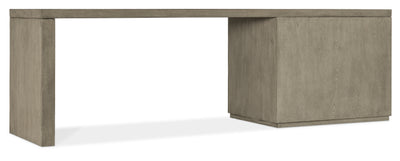 Linville Falls 96" Desk with Open Desk Cabinet