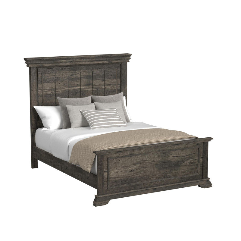 Park Ridge Full Sleigh Storage Bed in Charcoal