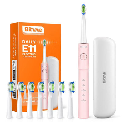 Bitvae BVE11 Tooth Brush With 8 Heads And Travel Case