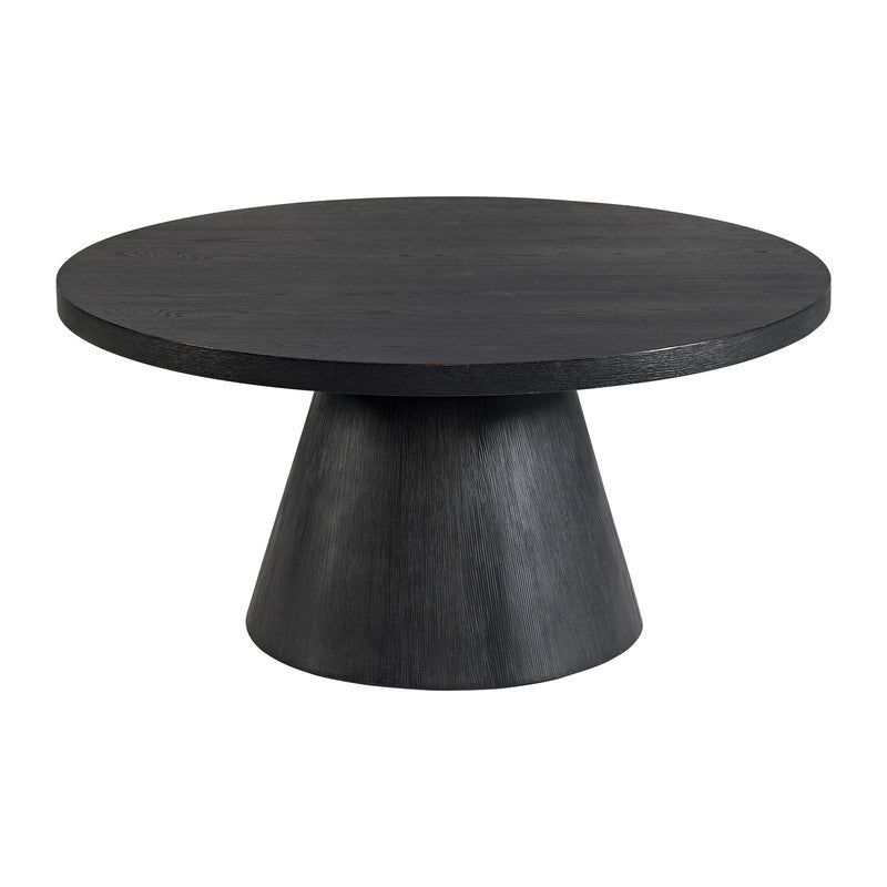 Portland Round Coffee Table in Black