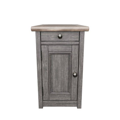 Tyler Creek Chairside End Table with USB Ports & Outlets (35.56cm x 61.2902cm)
