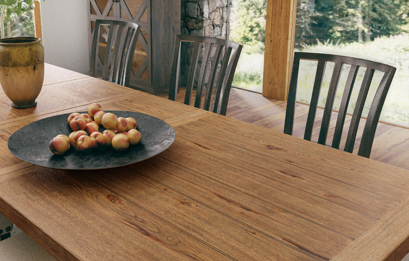 Big Sky Trestle Dining Table with 2-20in Leaves