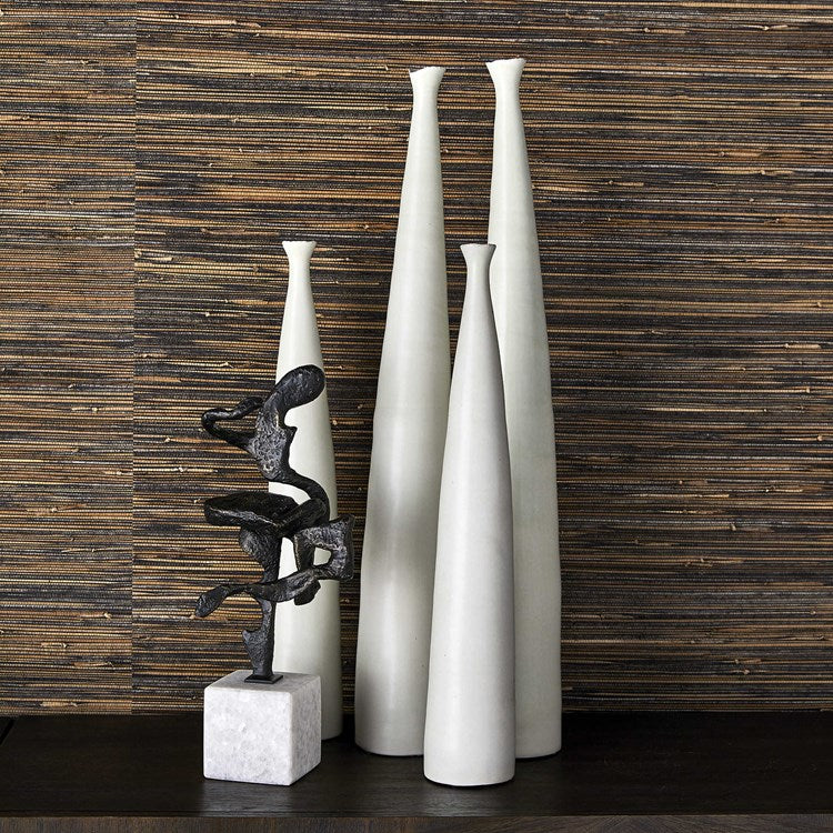 Tower Vases - White Sand, S/2, 2 Cpaintingons