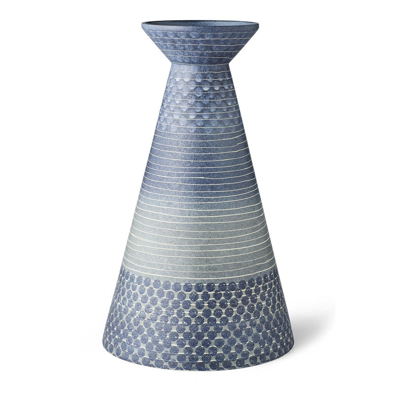 Blue Flannel Vase Short