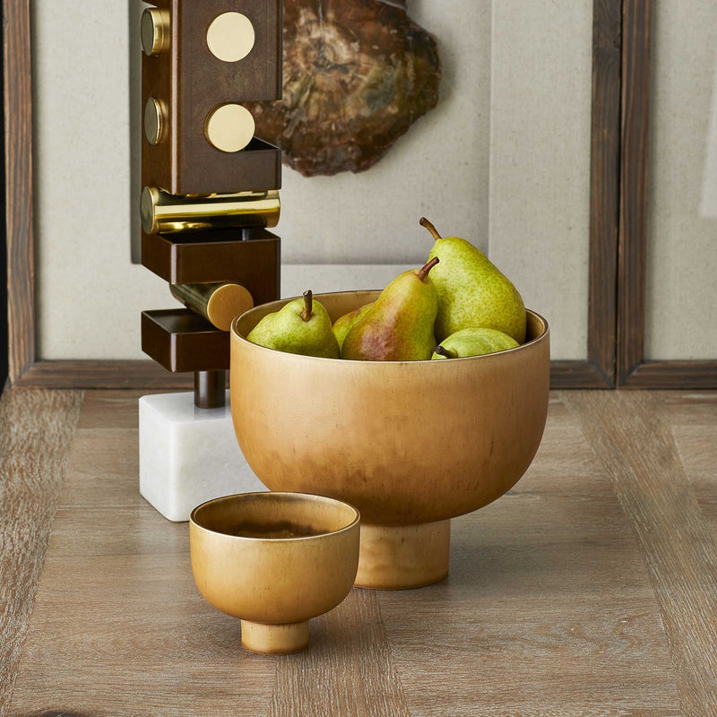 Offering Bowls - Turmeric, S/2