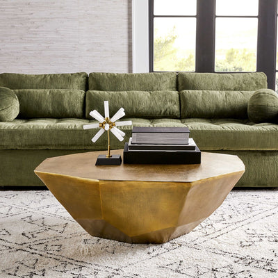 Cathenna Coffee Table - Brass Large