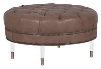 Hand Tufted Round Ottoman - RTDA-36