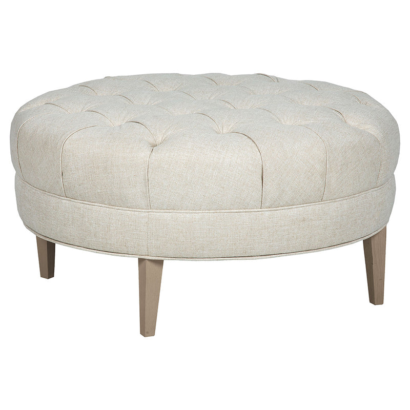 Hand Tufted Round Ottoman - RTSW-36