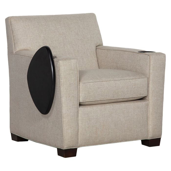 Conrad Lounge Chair with Tablet, Cupholder