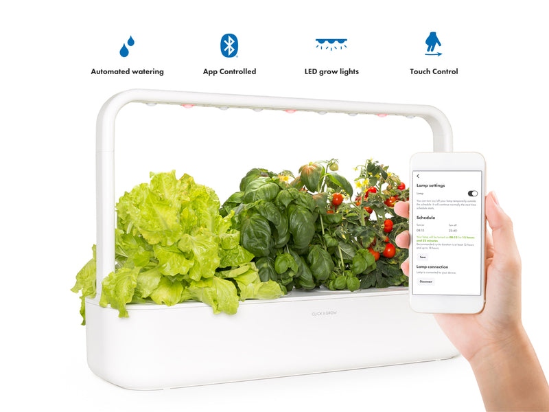 Click & Grow Smart Garden 9 Pro, White