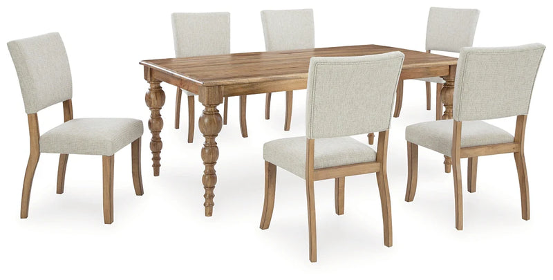 Rybergston Rectangular Dining Room (set for 6)