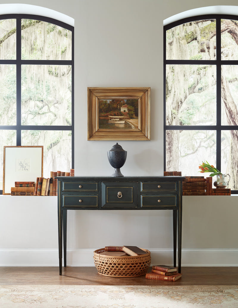 Charleston Five-Drawer Console Table