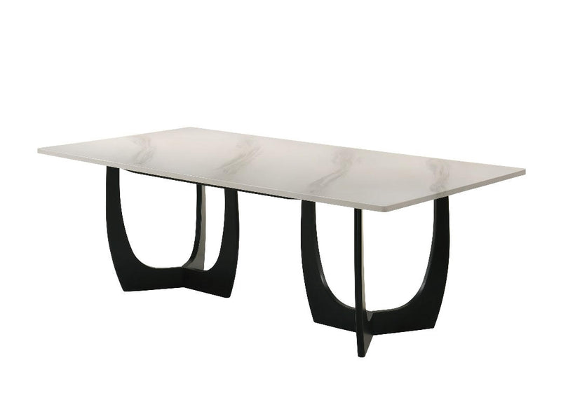 Hana White Marble Dining Table 8