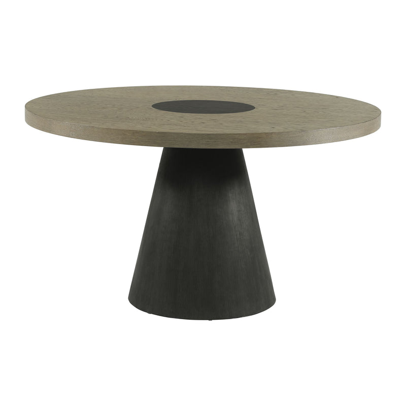 Mirren Round Dining Table Top& Base in Dark Espresso 