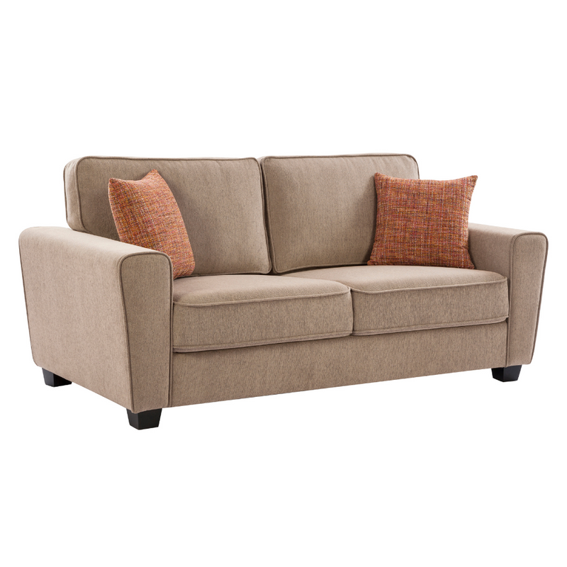 Fernley Friendly Caramel Sofa (6645527969888)