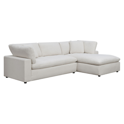 Cloud 9 Chaise RHF Loveseat in Garrison Cotton (6638758035552)