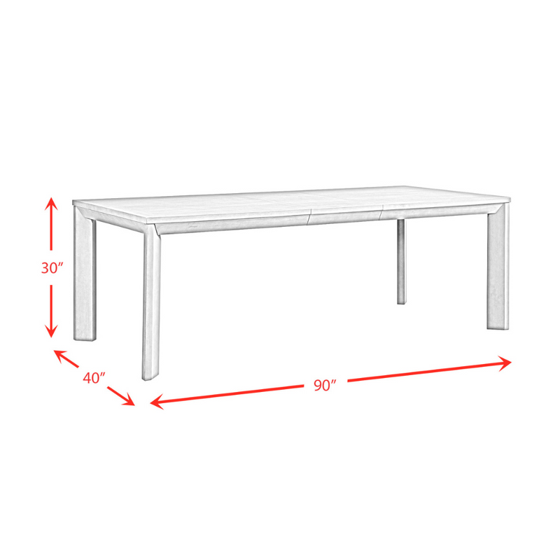 Nashville Grey Dinning Table (6599973961824)