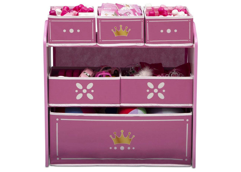 Princess Crown Multi Bin Toy Organizer (6604689145952)