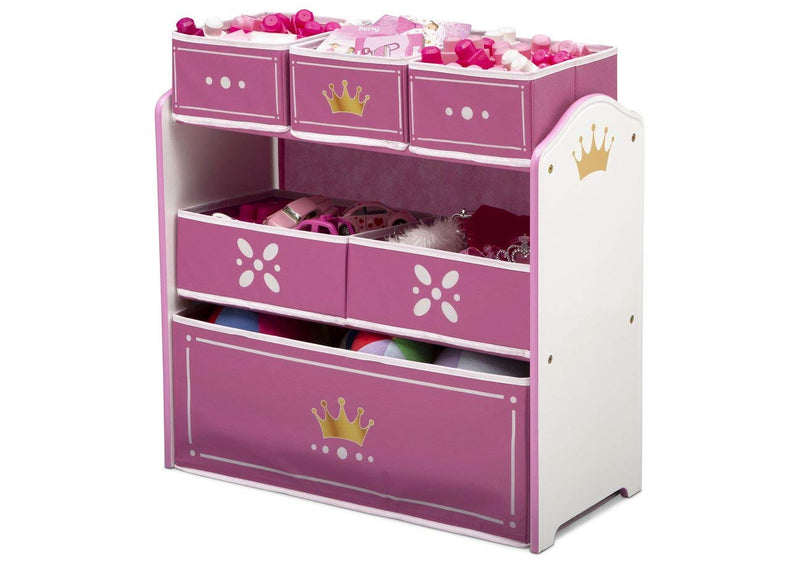 Princess Crown Multi Bin Toy Organizer (6604689145952)