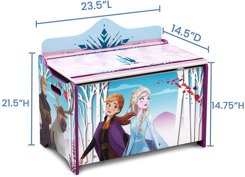 Frozen II Deluxe Toy Box With Back (6604688031840)