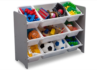 My Size 9 Plastic Bin Organizer - Grey (6604688457824)