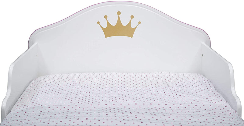 Princess Crown Wooden Toddler Bed (6604686360672)