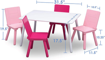 Kids Table and Chair Set (4 Chairs Included) (6604688851040)