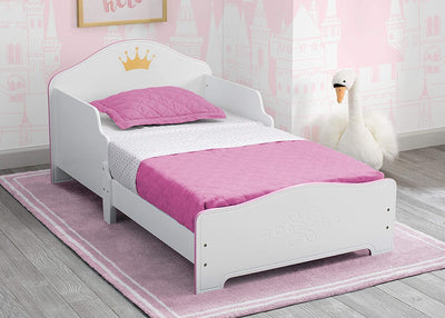 Princess Crown Wooden Toddler Bed (6604686360672)