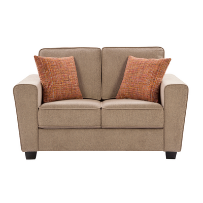 Fernley Friendly Caramel Loveseat (6645526888544)