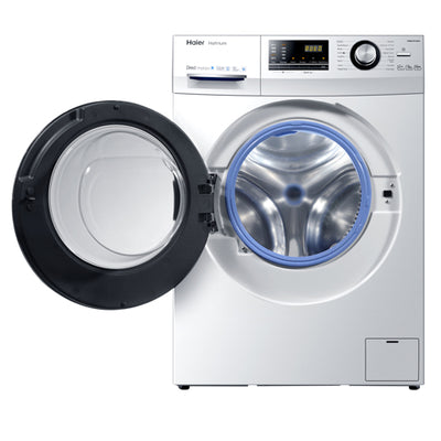 Haier WM with Dryer- capacity 10 Kg White., Auto Fuzzy opera (6600125874272)