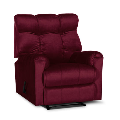 In House Rocking & Rotating Recliner Chair Upholstered With Controllable Back - Green-AB011R012 (6613420540000)