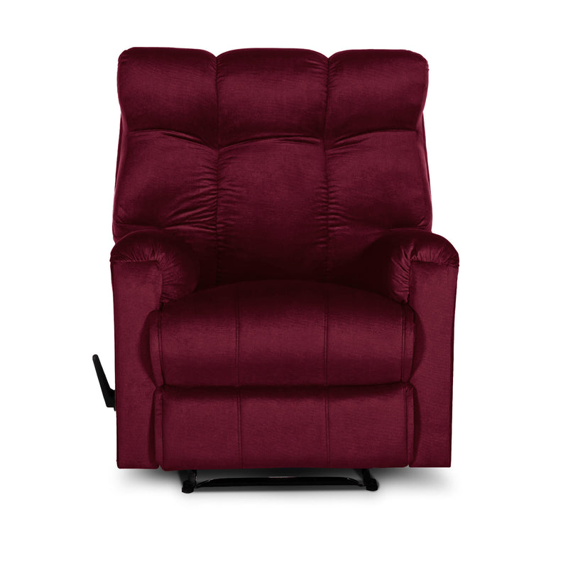 In House Rocking & Rotating Recliner Chair Upholstered With Controllable Back - Green-AB011R012 (6613420540000)