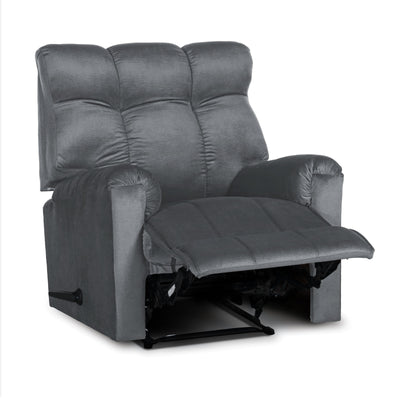 In House Rocking & Rotating Recliner Chair Upholstered With Controllable Back - Red-AB011R008 (6613420408928)