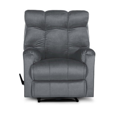 In House Rocking & Rotating Recliner Chair Upholstered With Controllable Back - Red-AB011R008 (6613420408928)