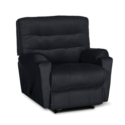 In House Rocking & Rotating Recliner Upholstered Chair with Controllable Back - Dark Grey-905143-DG (6613414805600)