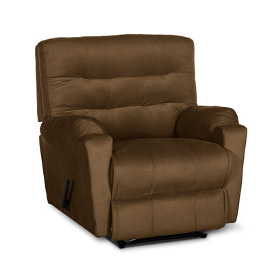 In House Rocking & Rotating Recliner Upholstered Chair with Controllable Back - Dark Brown-905143-BR (6613414641760)