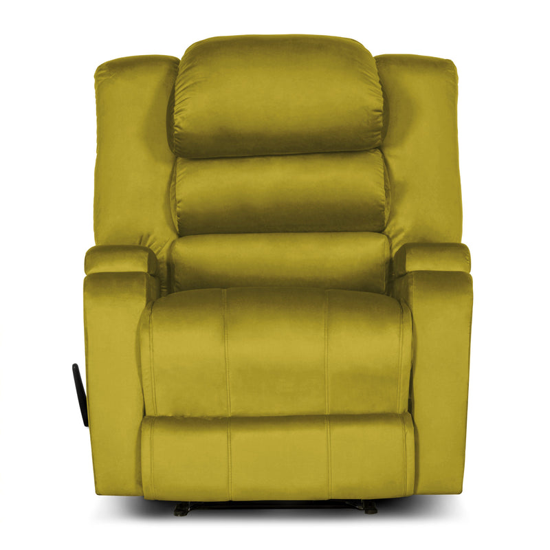 In House Rocking & Rotating Recliner Upholstered Chair with Controllable Back - Yellow-905149-Y (6613417689184)