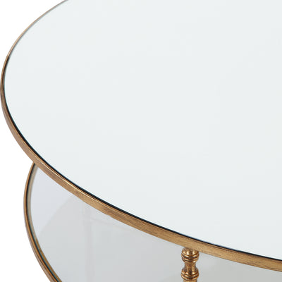 Henzler Gold Round Coffee Table (6589959536736)