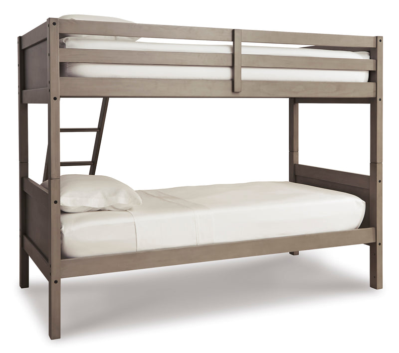 Lettner Twin/Twin Bunk Bed with Ladder (6632617640032)