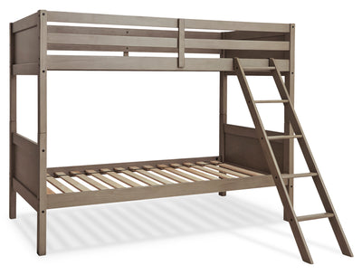 Lettner Twin/Twin Bunk Bed with Ladder (6632617640032)