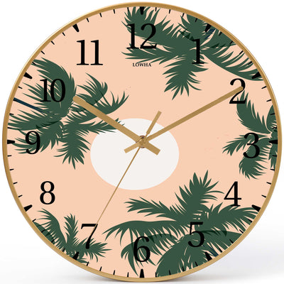 Wall Clock Decorative landscape Battery Operated -LWHSWC30G-C241 (6622839111776)