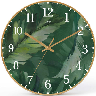 Wall Clock Decorative Dark green Battery Operated -LWHSWC30G-C300 (6622841176160)