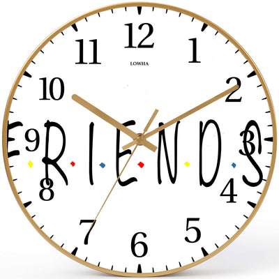 Wall Clock Decorative FRIENDS Battery Operated -LWHSWC30G-C302 (6622841241696)