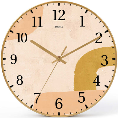 Wall Clock Decorative abstract poster Battery Operated -LWHSWC30G-C390 (6622844026976)